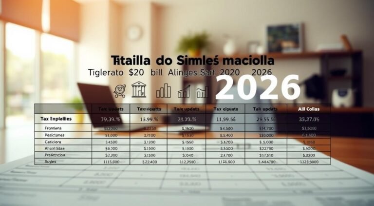 Tabela do Simples Nacional 2026 Anexo III